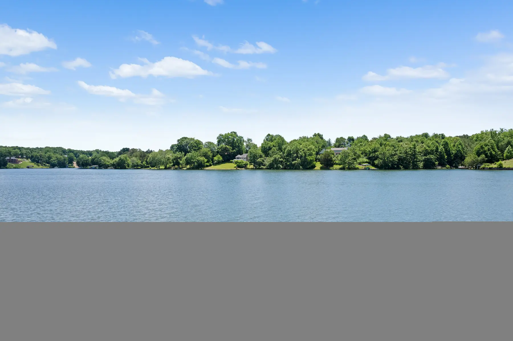 Wide view of Lake Holiday from Pointe Landing Unit 102