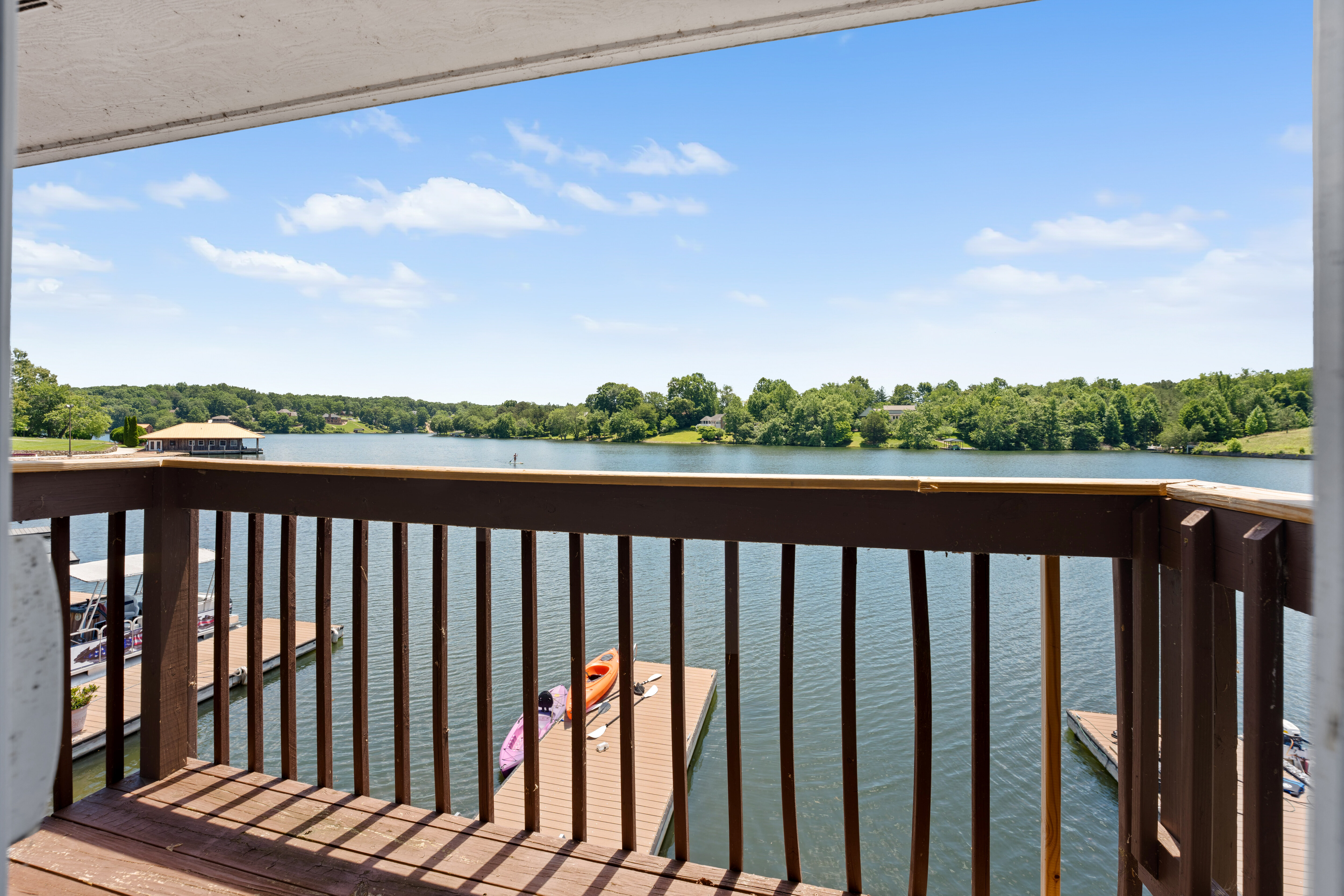 Aerial view of Pointe Landing Condos