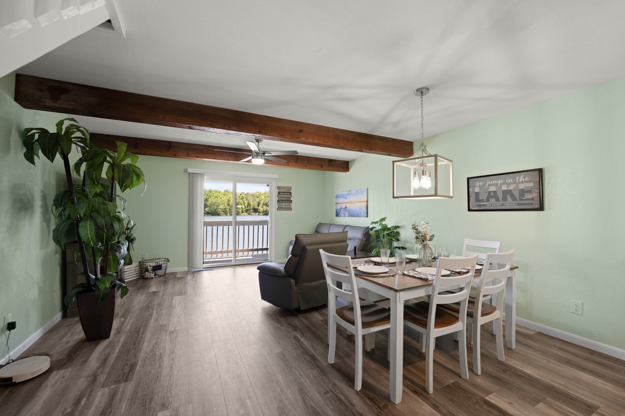 Vacation rental living room